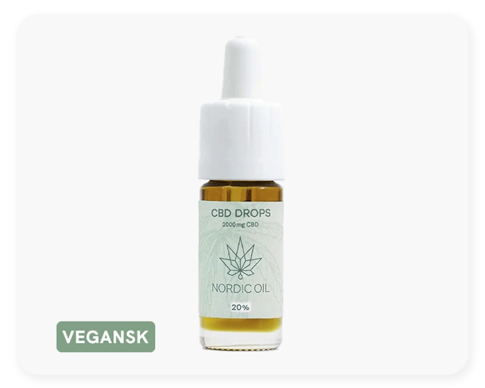 Nordic Oil CBD Olie (20%) Plus - Bedste alternativ til CBD olie fra Matas