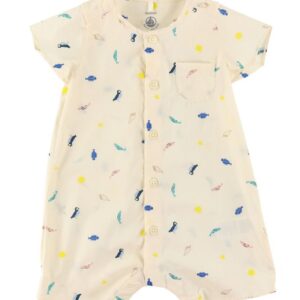 Petit Bateau Sommerdragt - Creme m. Havets Dyr